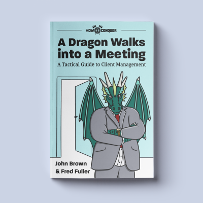 Cover of book for A Dragon Walks Into a Meeting