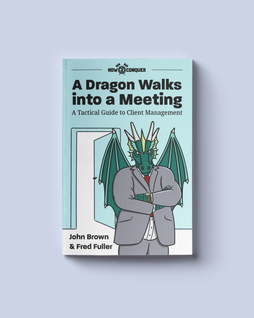 Cover of book for A Dragon Walks Into a Meeting